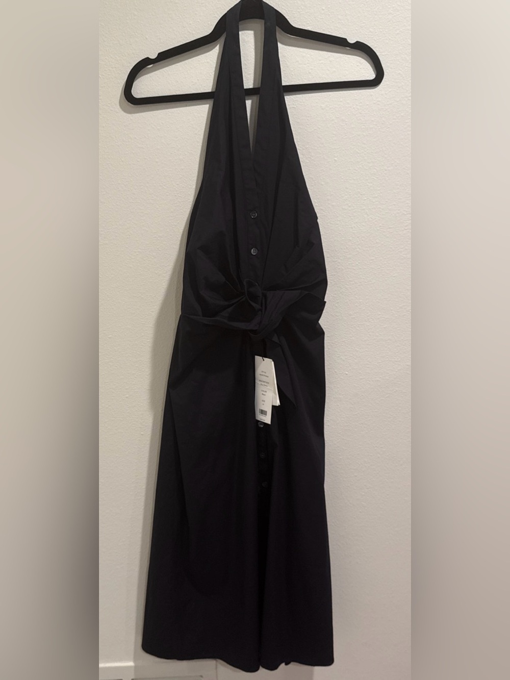NWT Veronica Beard Disa Halter Dress Black Size 10⁠